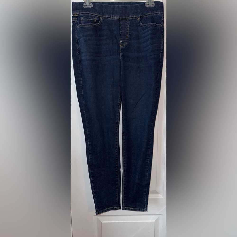 Signature by Levi Strauss Pull On Skinny Jeggings Dark Wash Denim Size 8